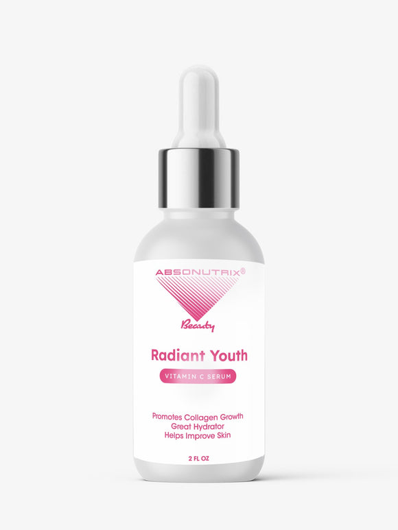 Absonutrix Radiant Youth Vitamin C serum L-Ascorbic acid 30% For Fine lines and wrinkles Made in USA