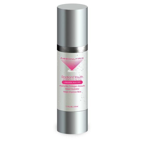 Absonutrix Radiant Youth Vitamin C serum L-Ascorbic acid 30% For Fine lines and wrinkles Made in USA
