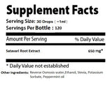 Absonutrix Shatavari Root Extract Asparagus Racemosus 4 oz helps women's reproductive health